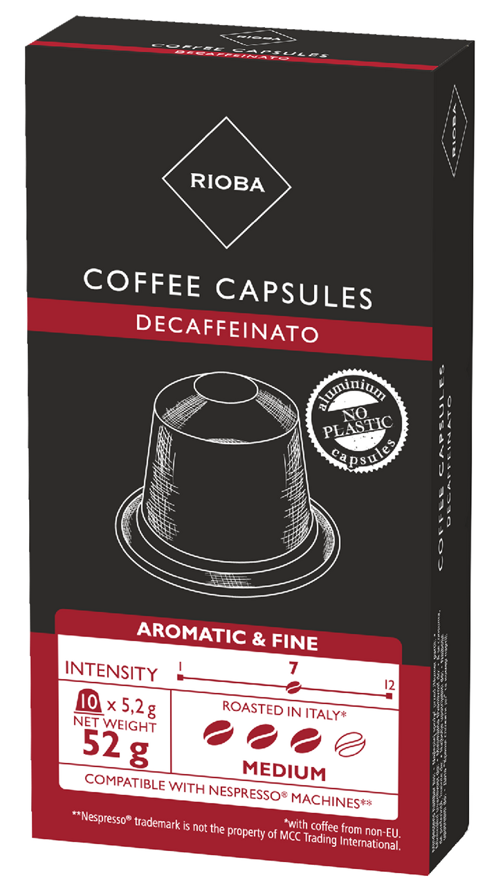 RIOBA Капсули Dekaff 10х5,2г 52г