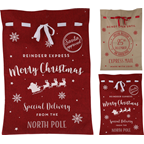 Мішок подарунковий новорічний 70х100см