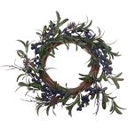 Вінок новорічний 30х7х30см