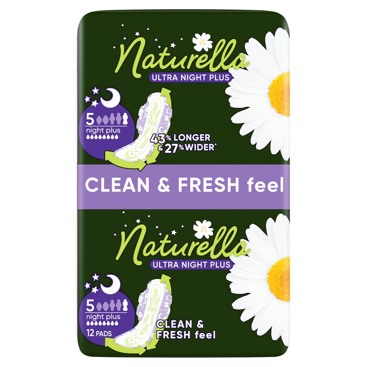 naturella Прокладки гігієнічні аромат Camomile нічні Плюс Duo 12шт