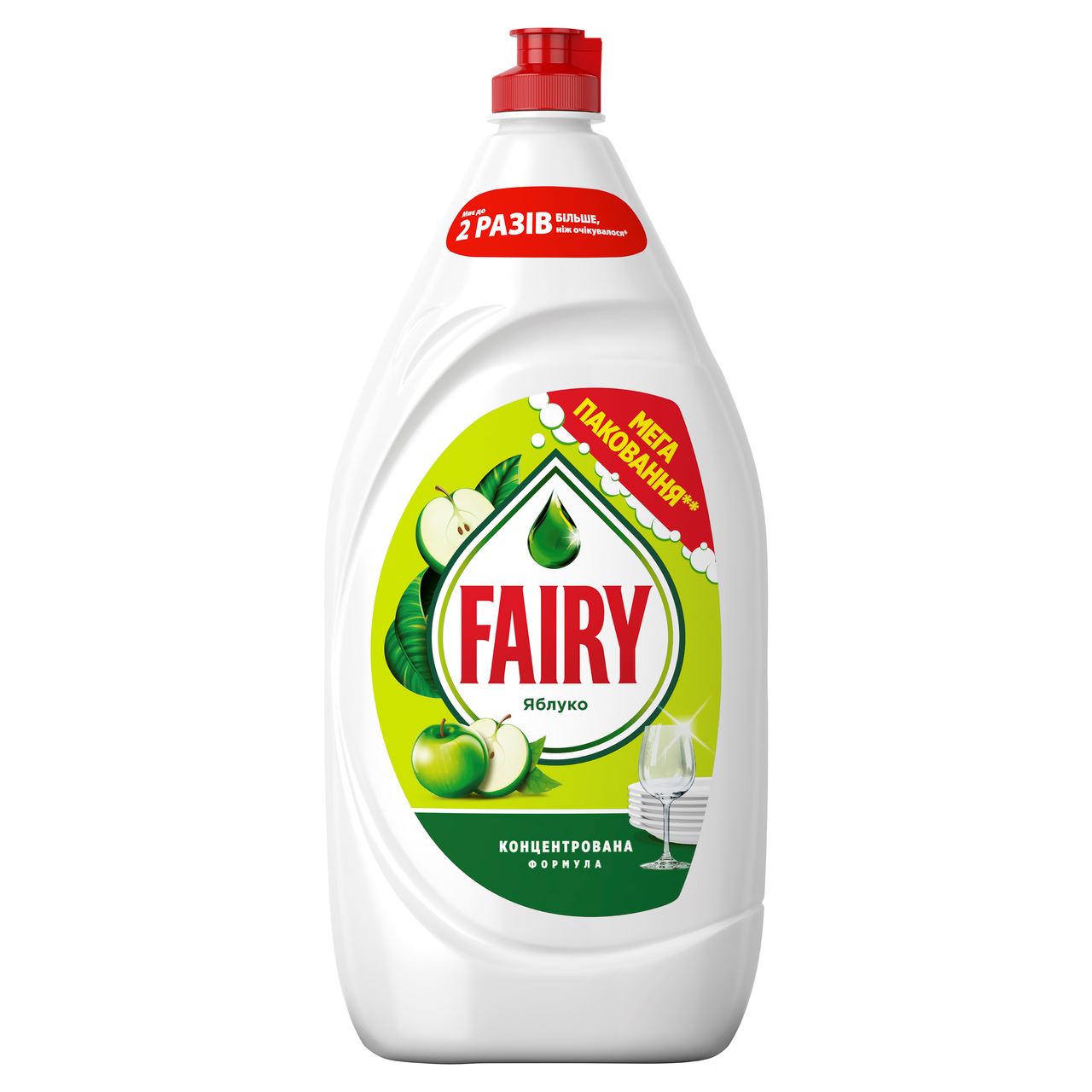 FAIRY Засіб Зелене яблуко для миття посуду 1,35л