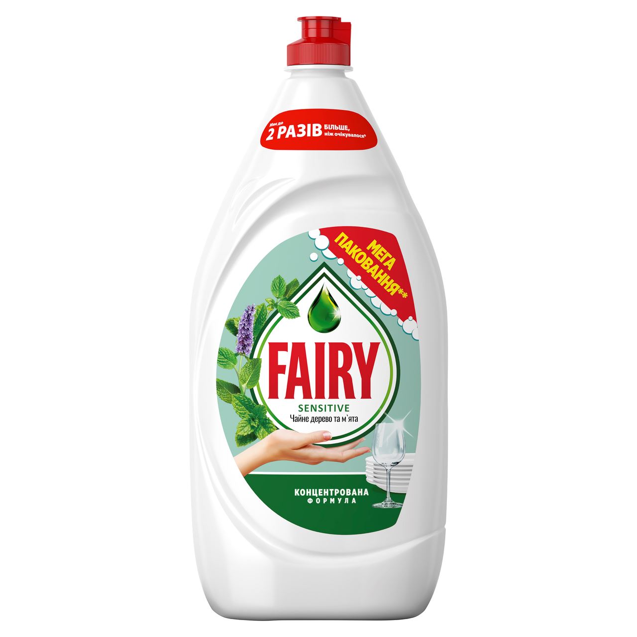 FAIRY Засіб Чайне дерево та м`ята для миття посуду 1,35л
