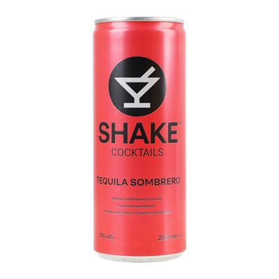 Shake Напій сл/алк Cocktails Текіла Самбреро 7% 0,25л