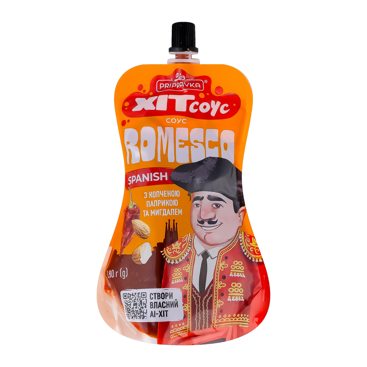Pripravka Соус Хіт соус Spanish Romesco з папр та мигд 180г