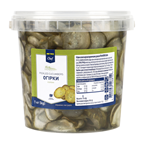 METRO Chef Огірки солоні нарізані кружечками у розсолі 1кг