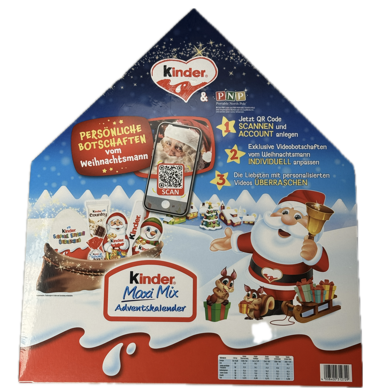 Kinder Адвент календар Mix 351г