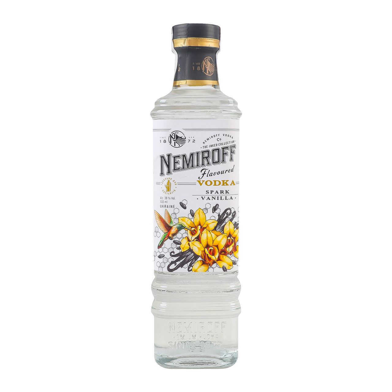 Nemiroff Настоянка The inked collection Запальна ваніль 38% 0,5л