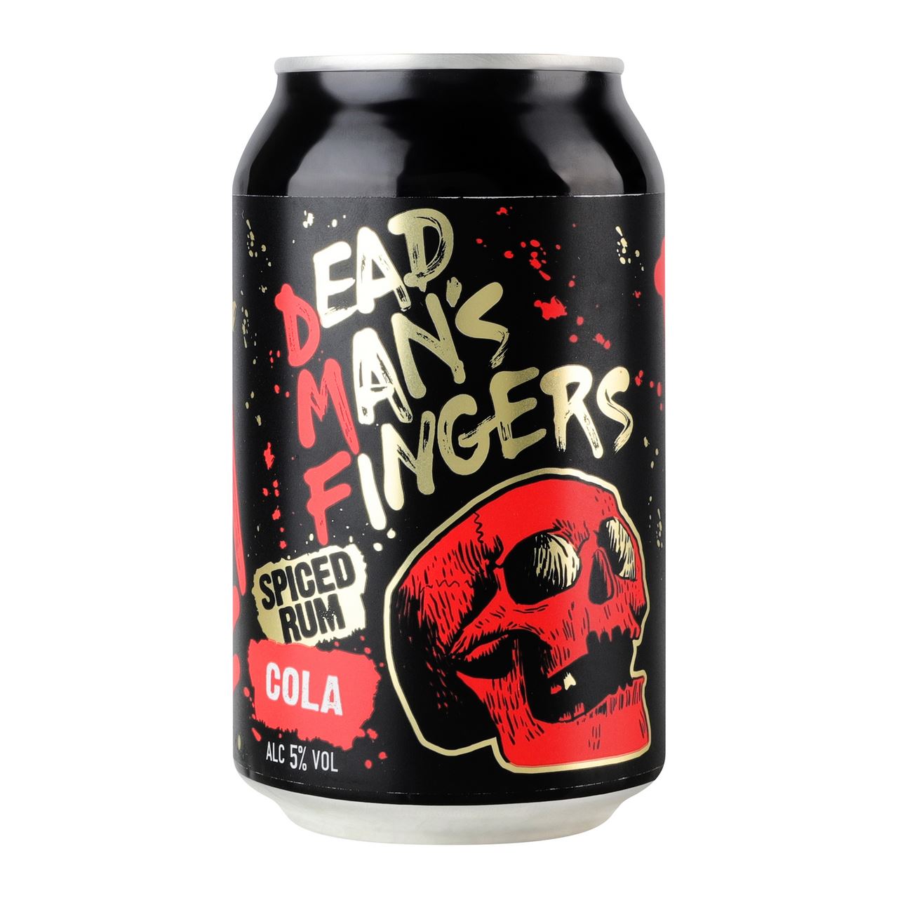 Ish Напій слабоалкогольний Dead Man’s Fingers Spiced rum&Cola на основі рому ароматизований газований 5% 0,33л
