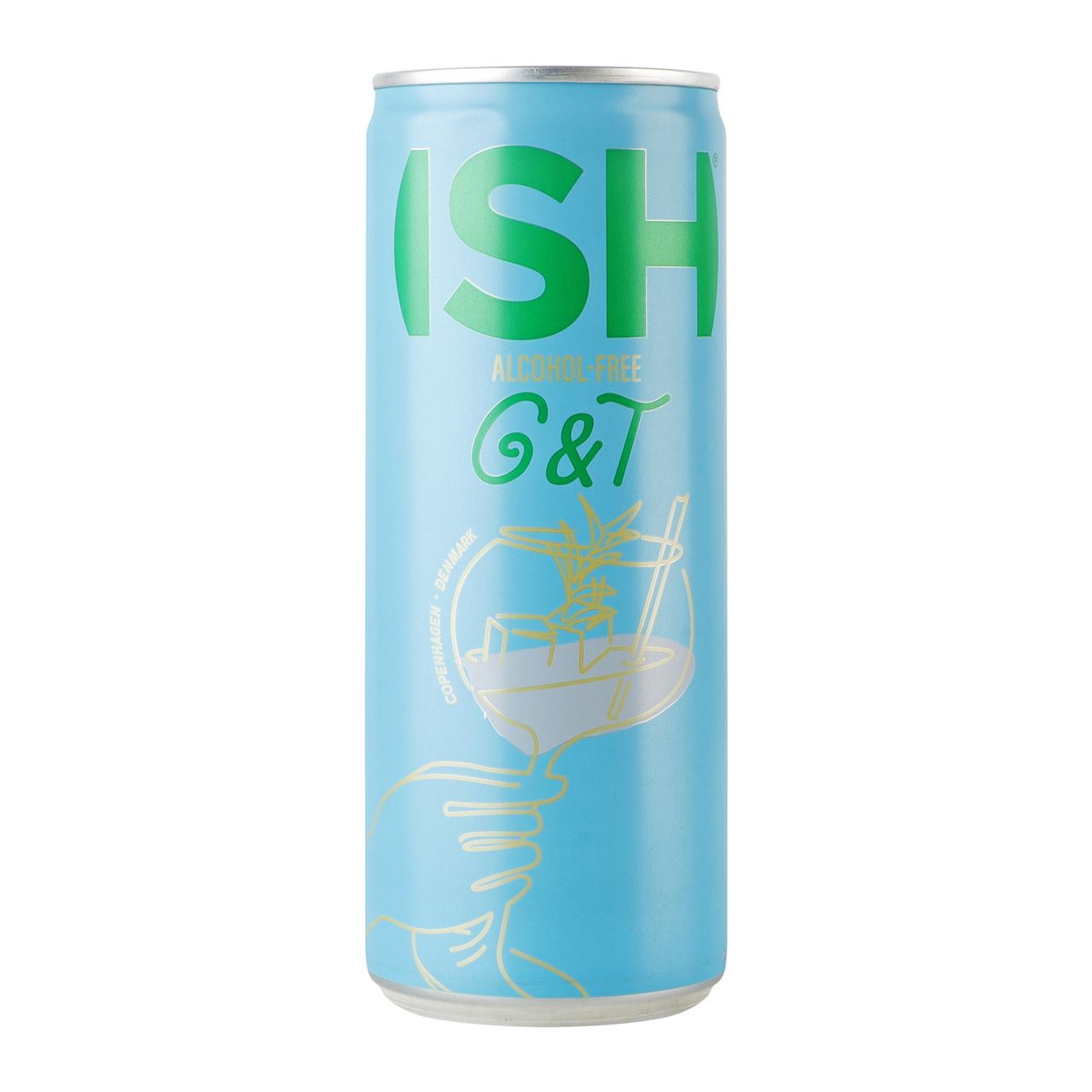 Ish Напій безалкогольний Джин-тонік газований 0.5% 0.25л