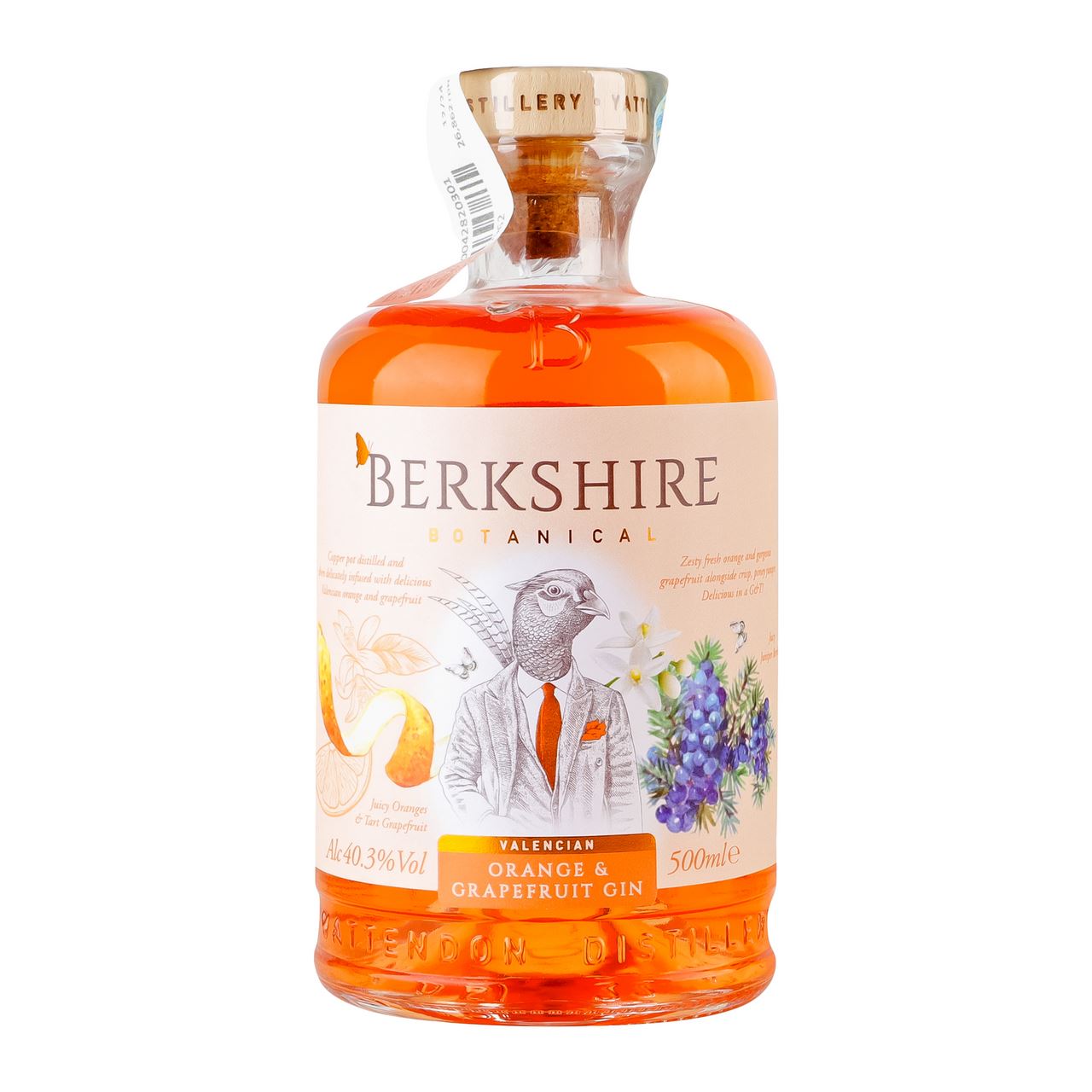 Ish Джин Berkshire Botanical Валенський апельсин-грейпфрут 40,3% 0,5л