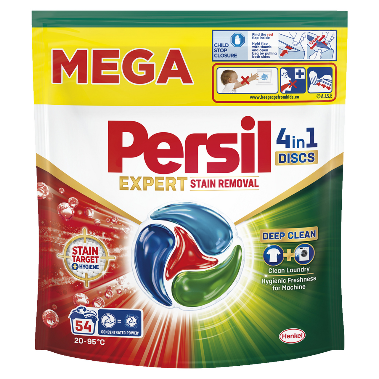 Persil Диски Видалення плям 54 циклів прання
