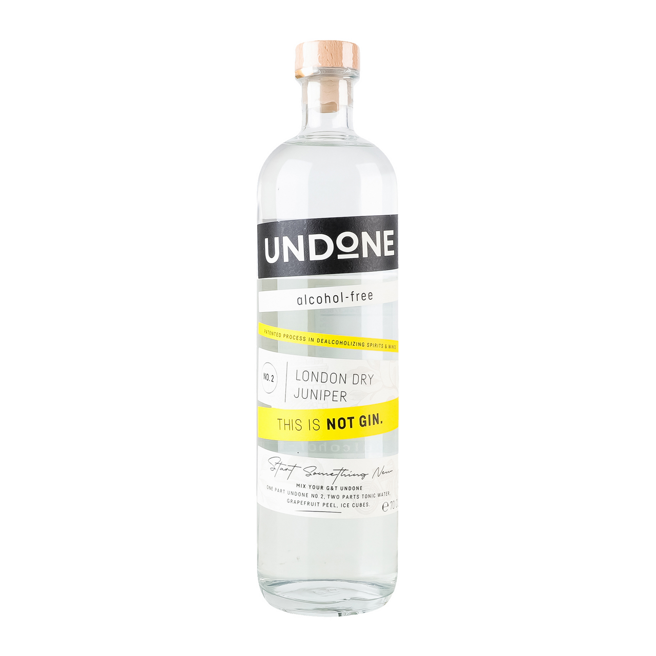 Undone Напій безалкогольний Not jin 0% 0,7л