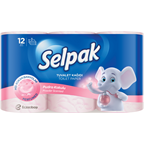 Selpak Папiр Perfumed туалетний кольоровий з ароматом Пудра 12 шт/уп