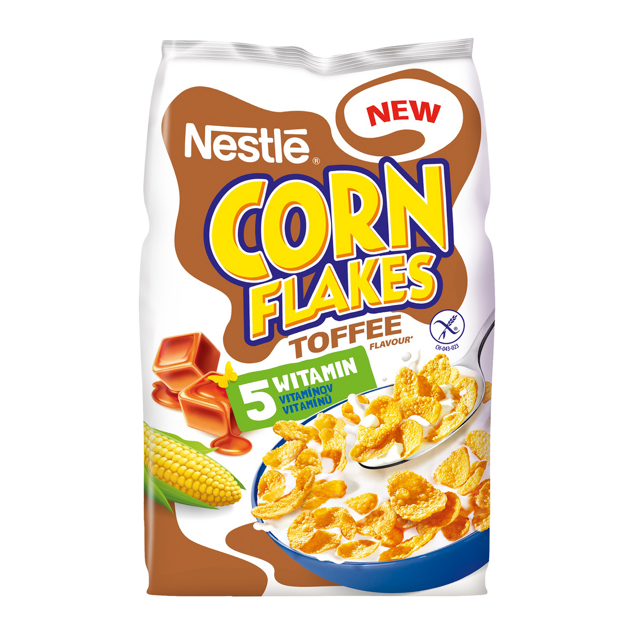 Nestlé Сніданок сухий Corn Flakes готовий зі смаком тофі з вітамінами 400г