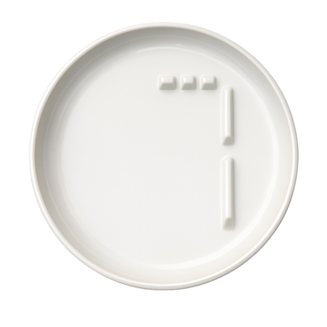 Dovbysh porcelain Тарілка адаптивна білий глянець 25см