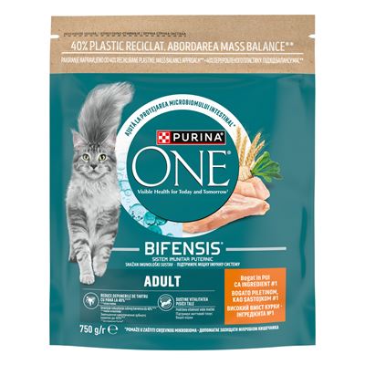 Purina One Корм для котів сухий Курка злаки 750г
