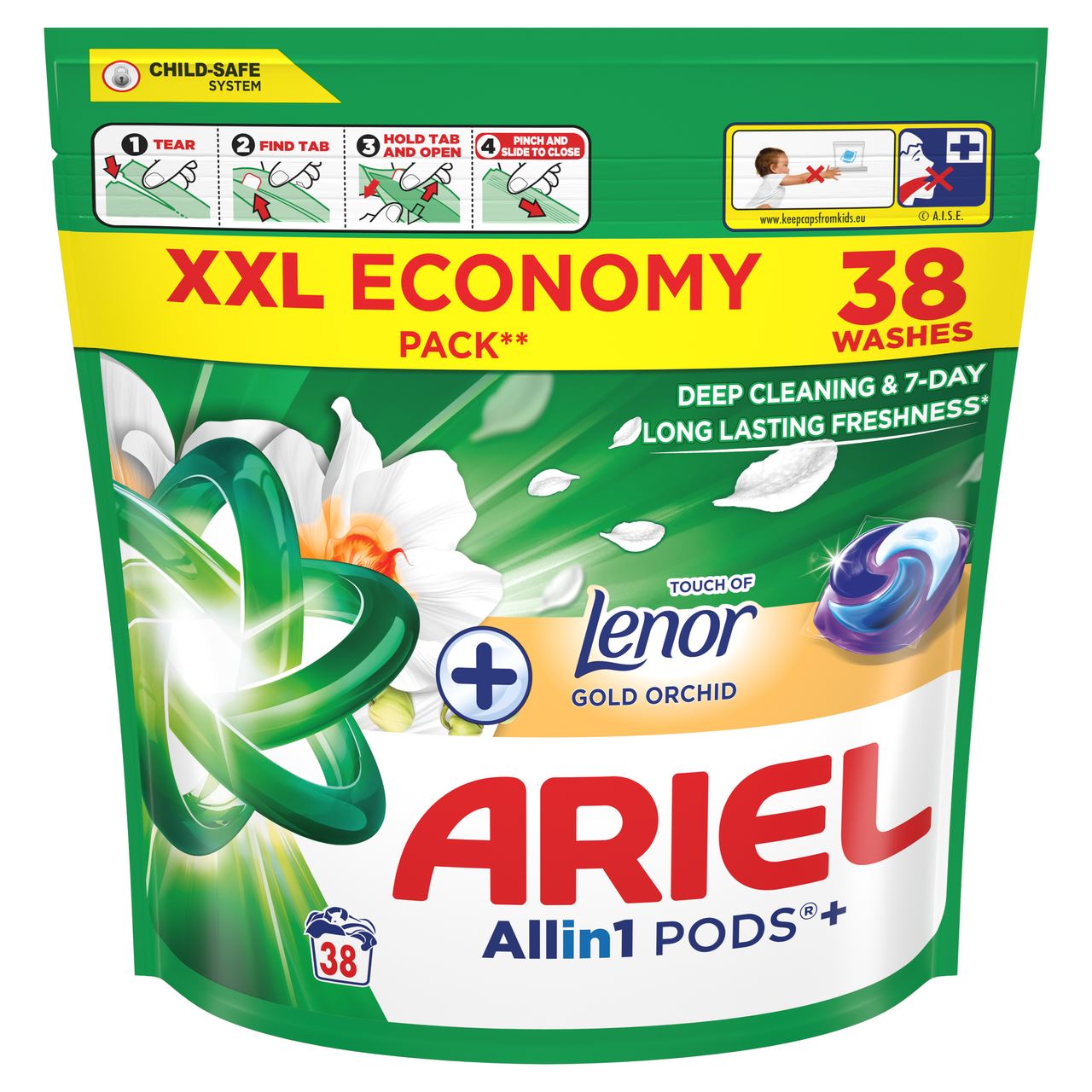 Ariel Капсули з дотиком Lenor Золота орхідея 38 x 24.4г
