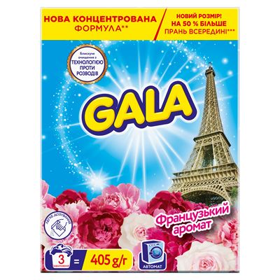 Gala Засіб Аква-Пудра Французький аромат автомат 405г
