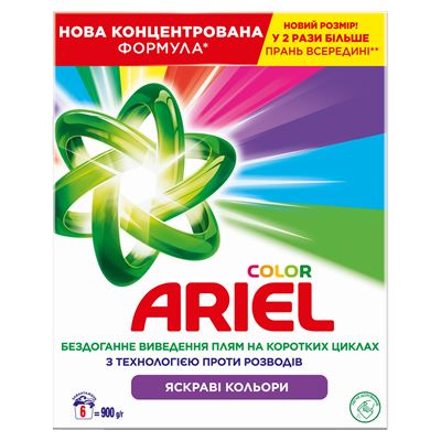 Ariel Засіб Аква-Пудра Колор автомат 900г