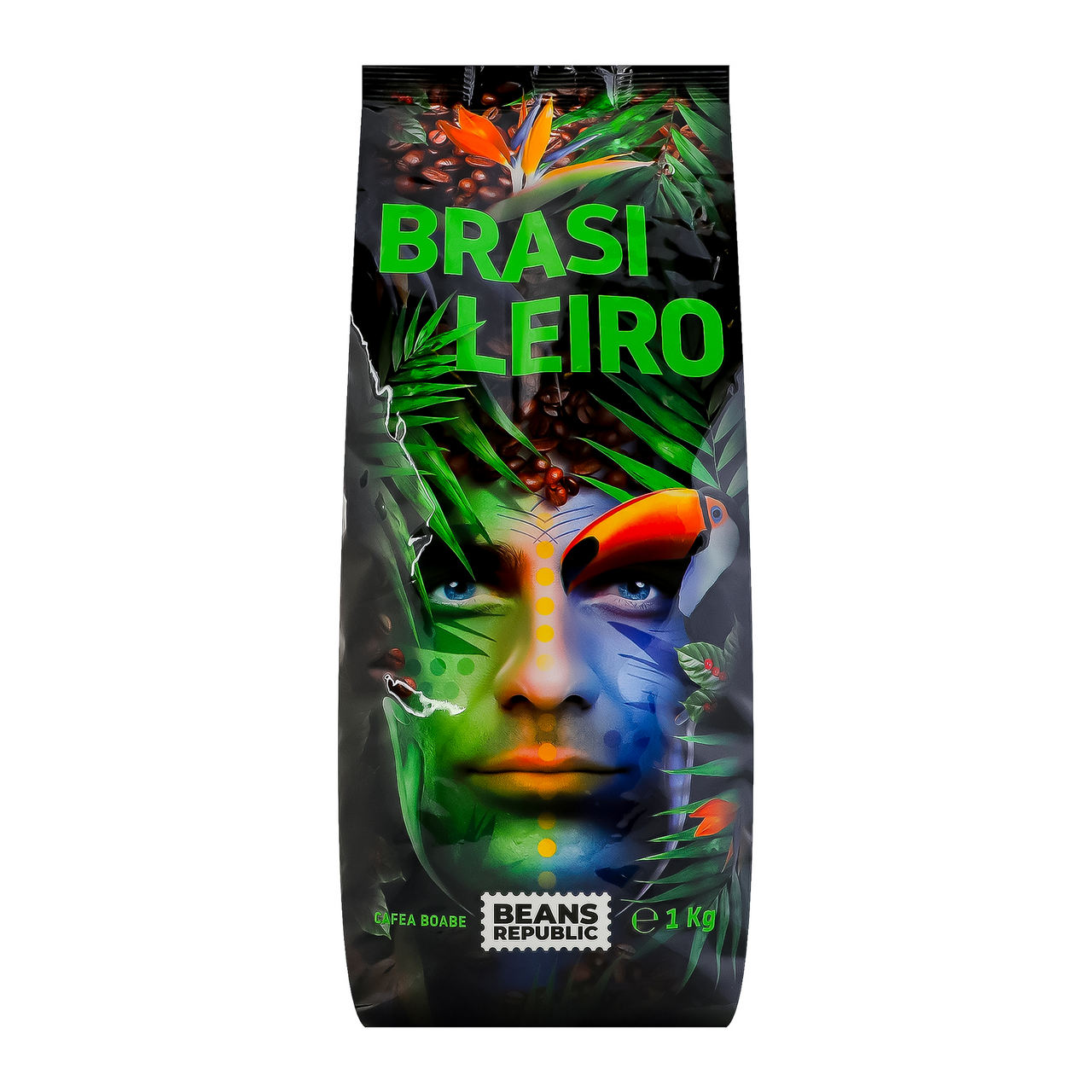 Beans Republic Brasileiro Кава смажена в зернах 1кг
