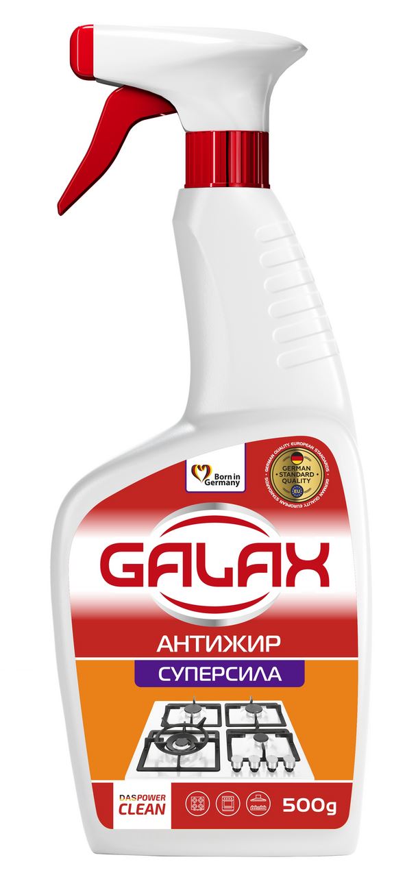 Galax Засіб для видалення жиру з кухонних поверхонь 500 г