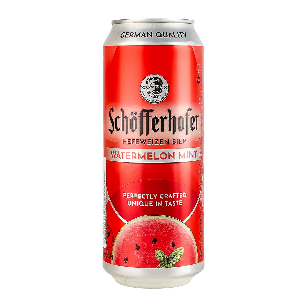 Schofferhofer Суміш пива з соком Кавун-м’ята 2,5% 0,5л