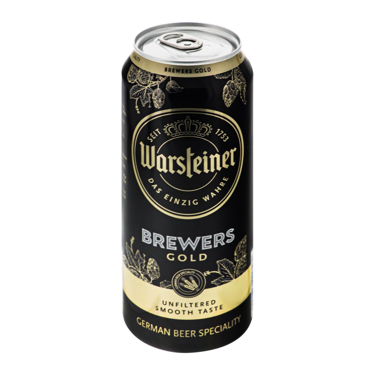 Warsteiner Пиво Brewers Gold нефільтроване пастеризоване 5,2% 0,5л