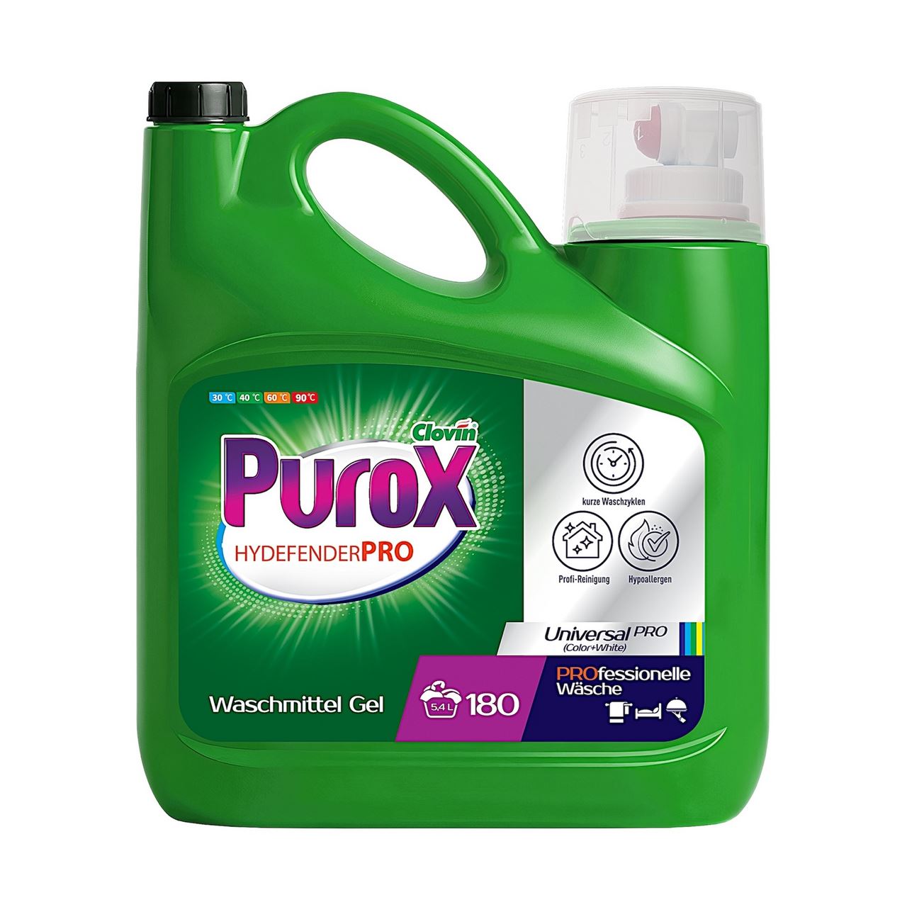 Purox Засіб Hydefender Pro Universal пральний рідкий 5,4л