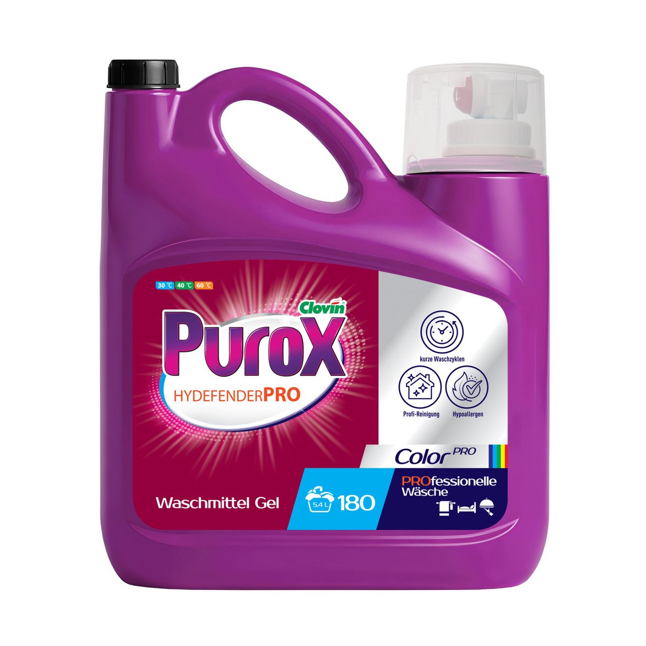 Purox Засіб Hydefender Pro Color пральний рідкий 5,4л