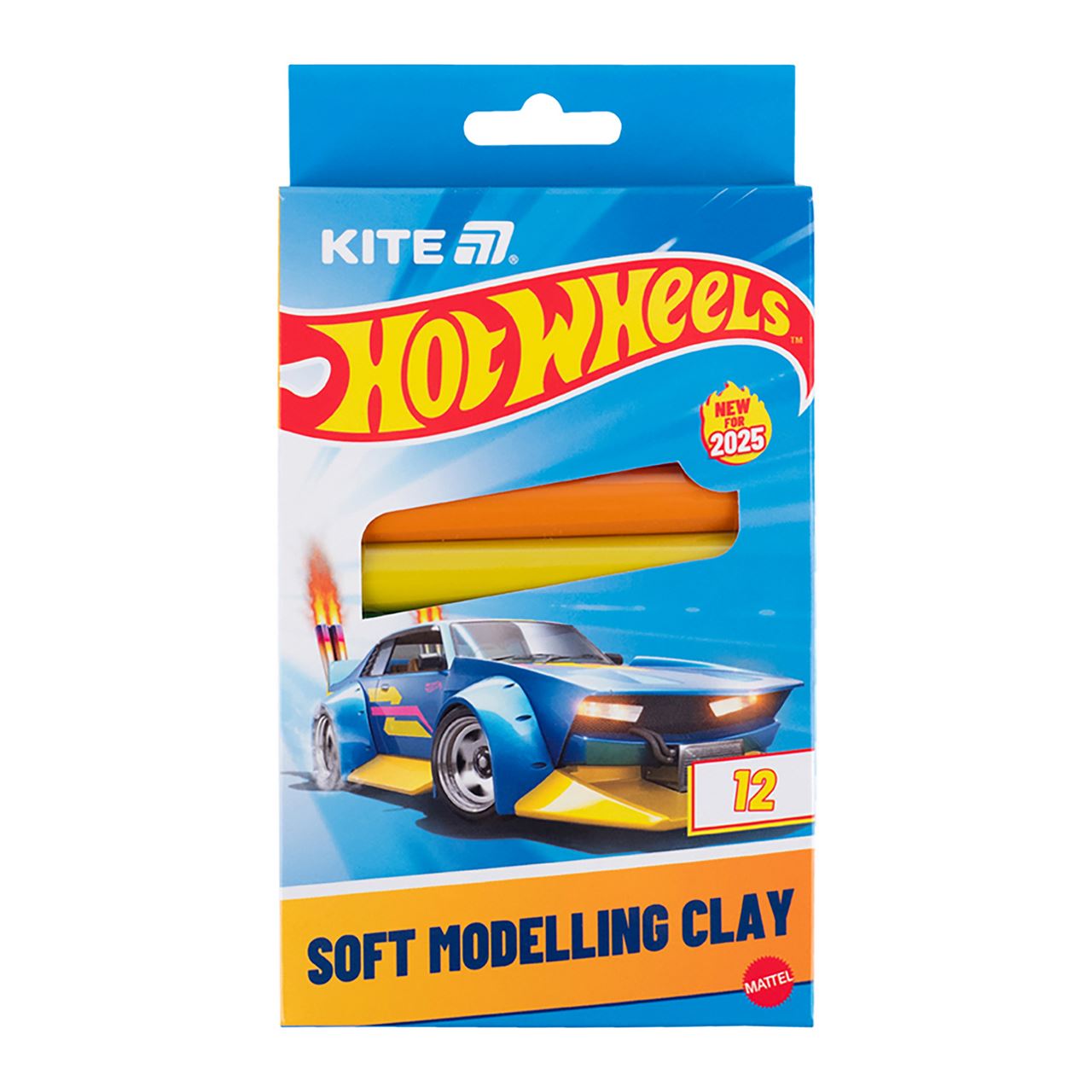 Kite Пластилін HW-1 восковий 12 кольорів 220г