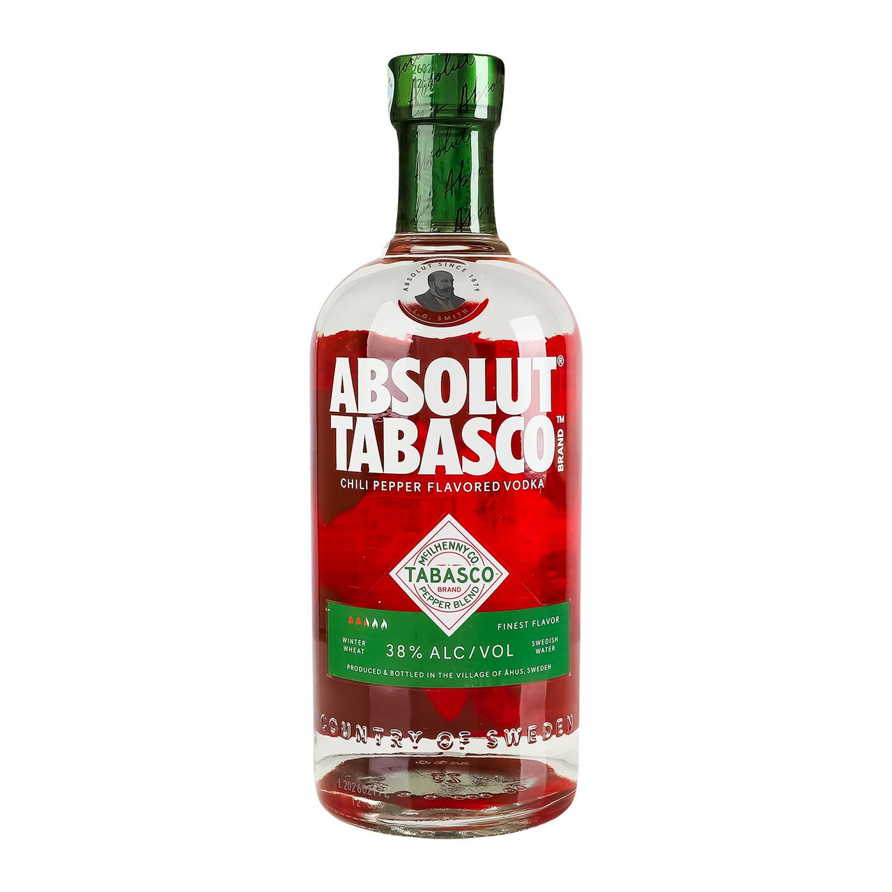 ABSOLUT Горілка Табаско ароматизована зі смаком перцю чилі 38% 0,7л