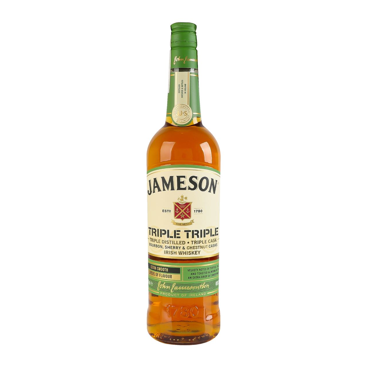 JAMESON Віскі Triple ірландське 40% 0,7л
