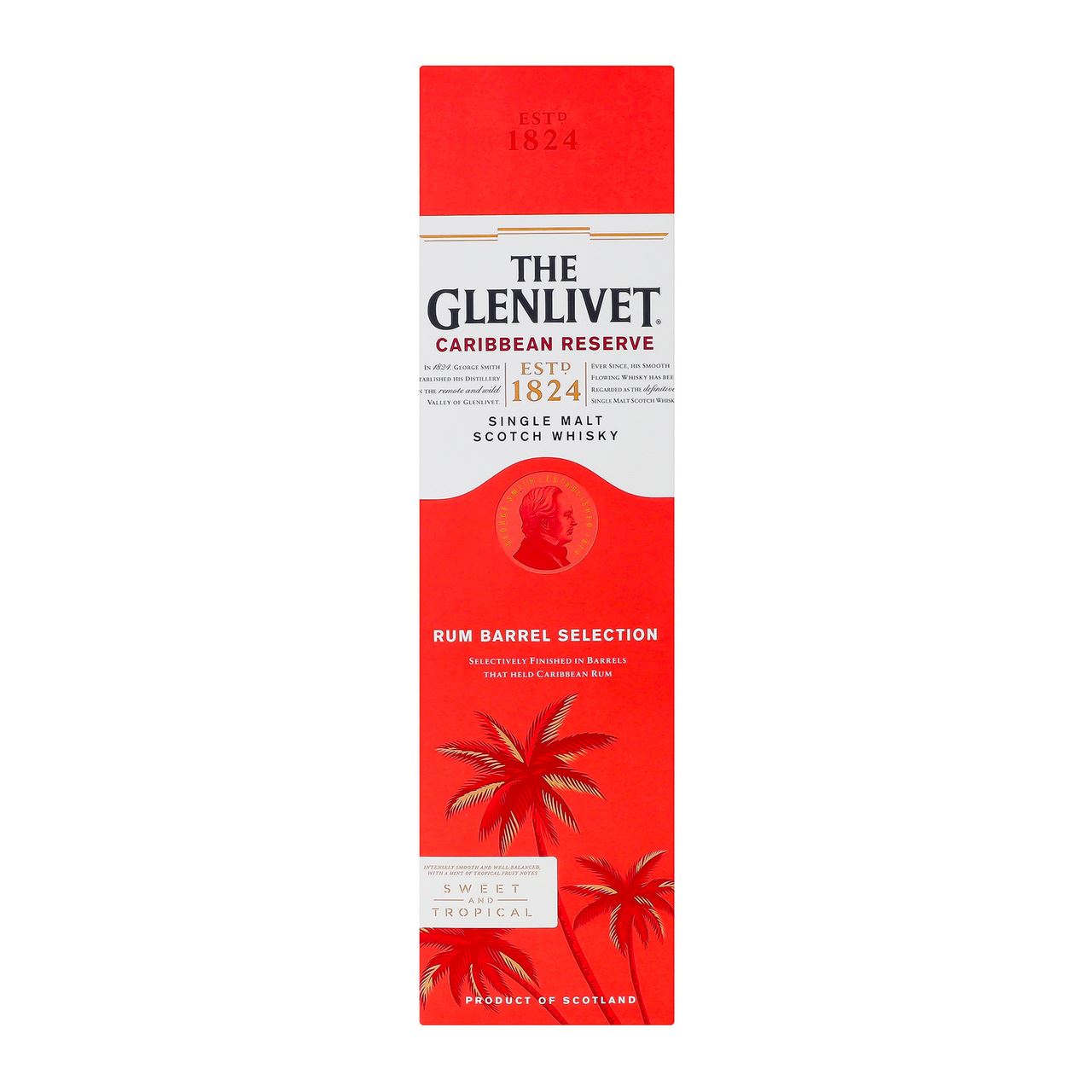 THE GLENLIVET Віскі Caribbean Reserve шотландське 40% 0,7л