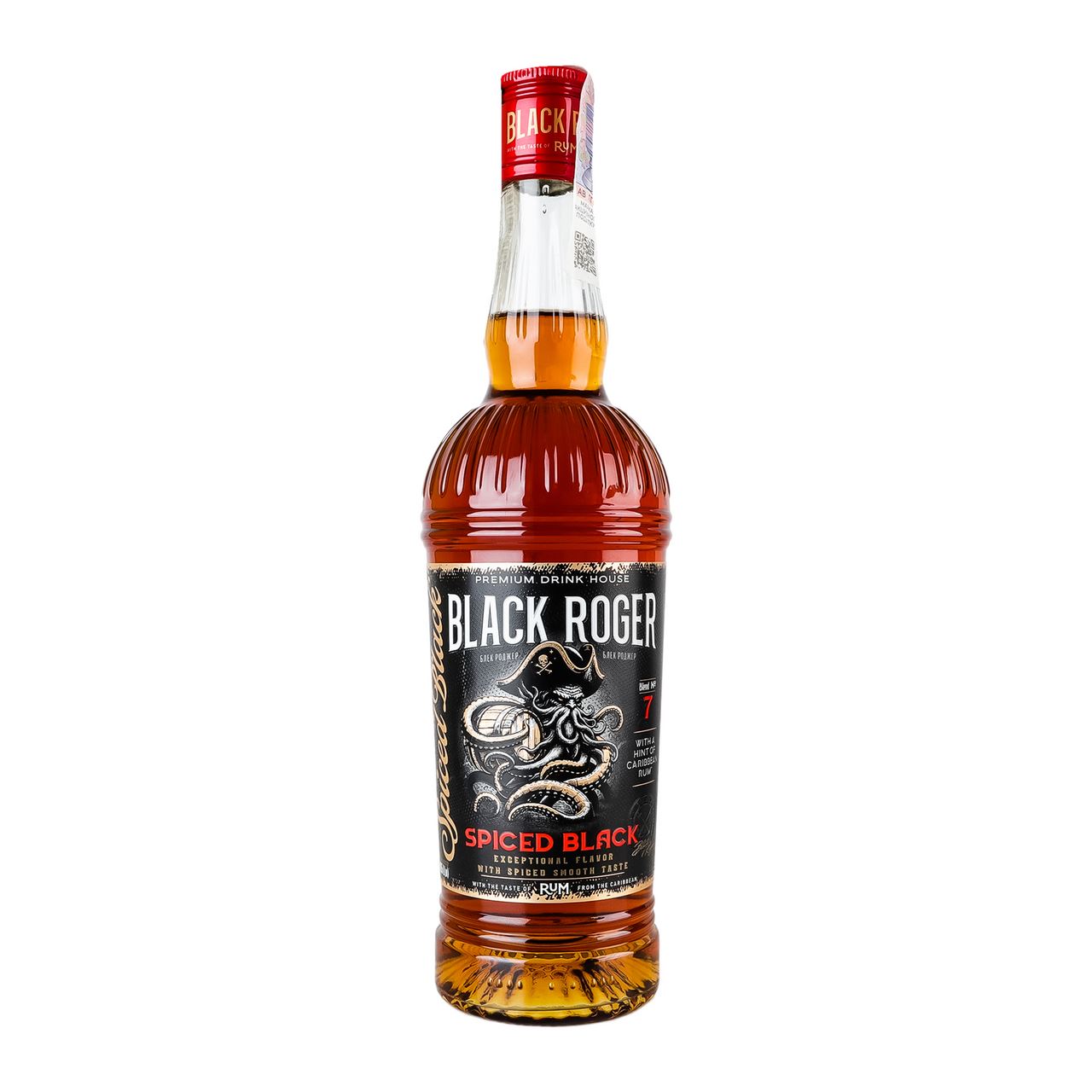 Black Roger Напій спиртний Spiced Black з ромом 35% 0,5л