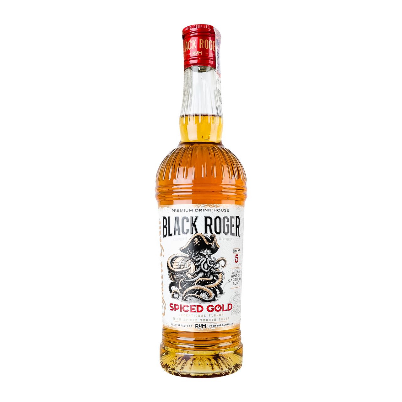 Black Roger Напій спиртний Spiced Gold з ромом 35% 0,5л
