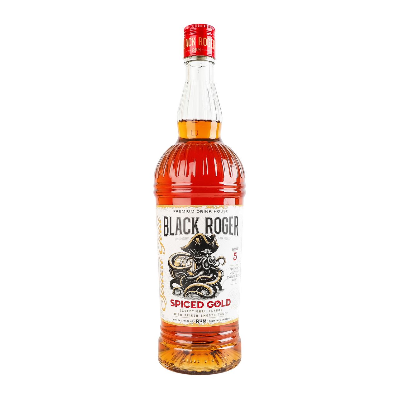 Black Roger Напій спиртний Spiced gold з ромом 35% 0,7л