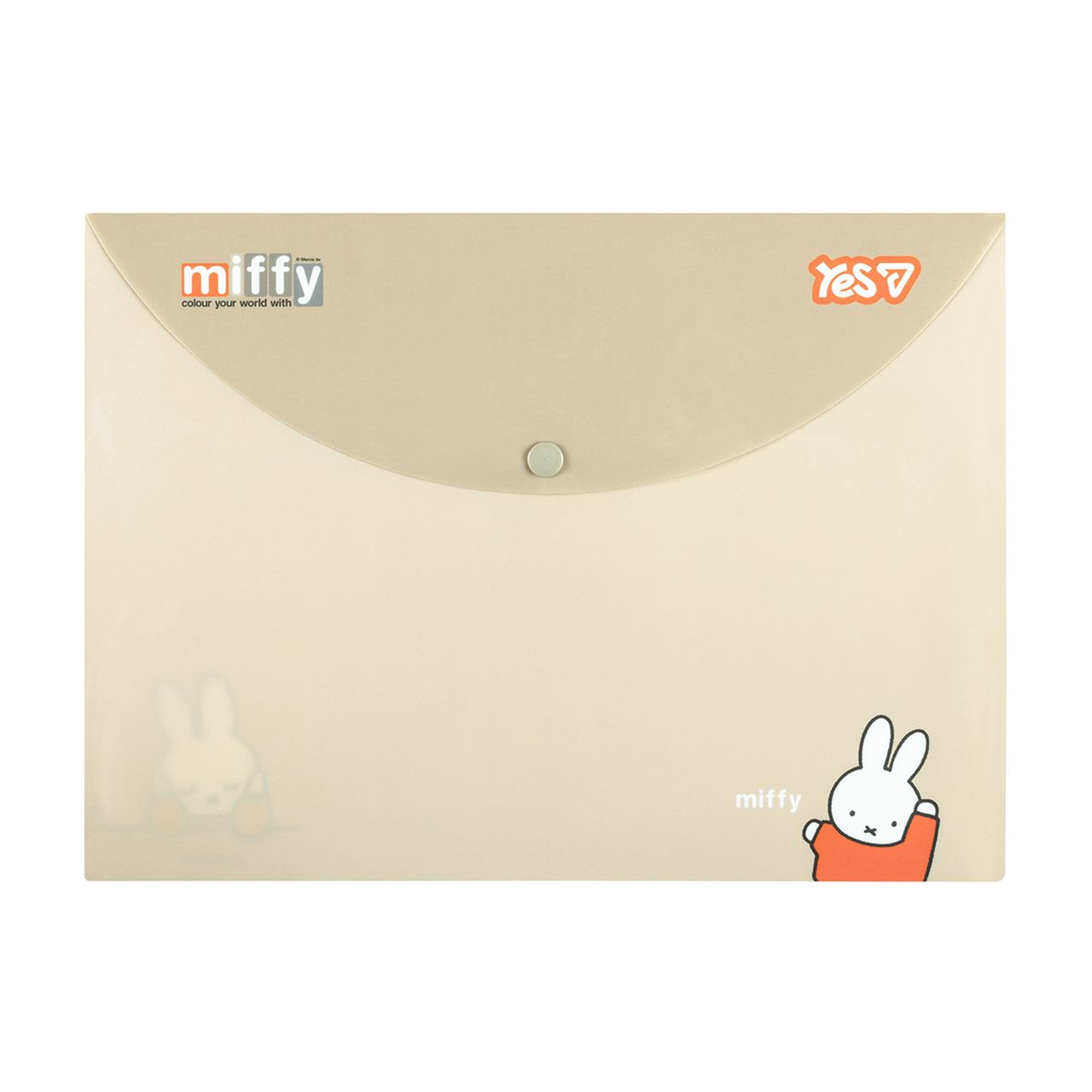 Yes Папка-конверт Miffy А4 на кнопці