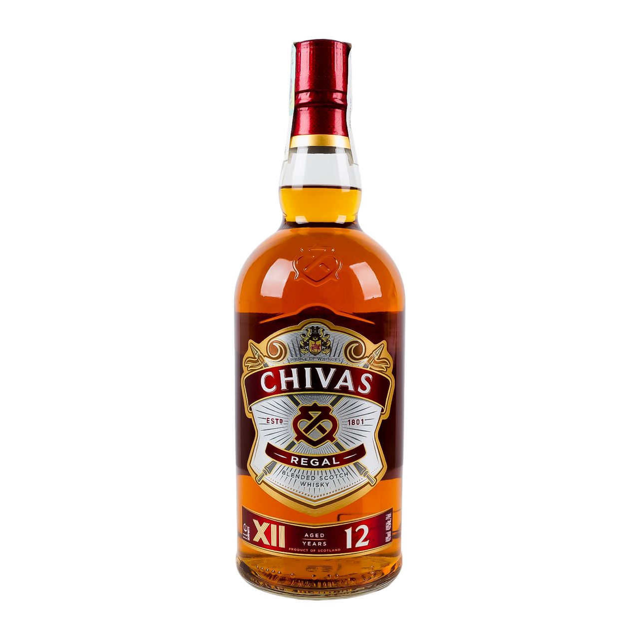 Chivas Regal Віскі 12YO шотландський купажований 40% 1л