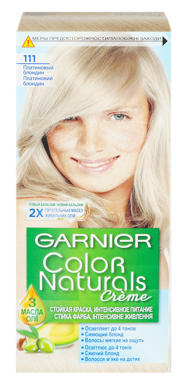 Garnier color naturals платиновый блонд