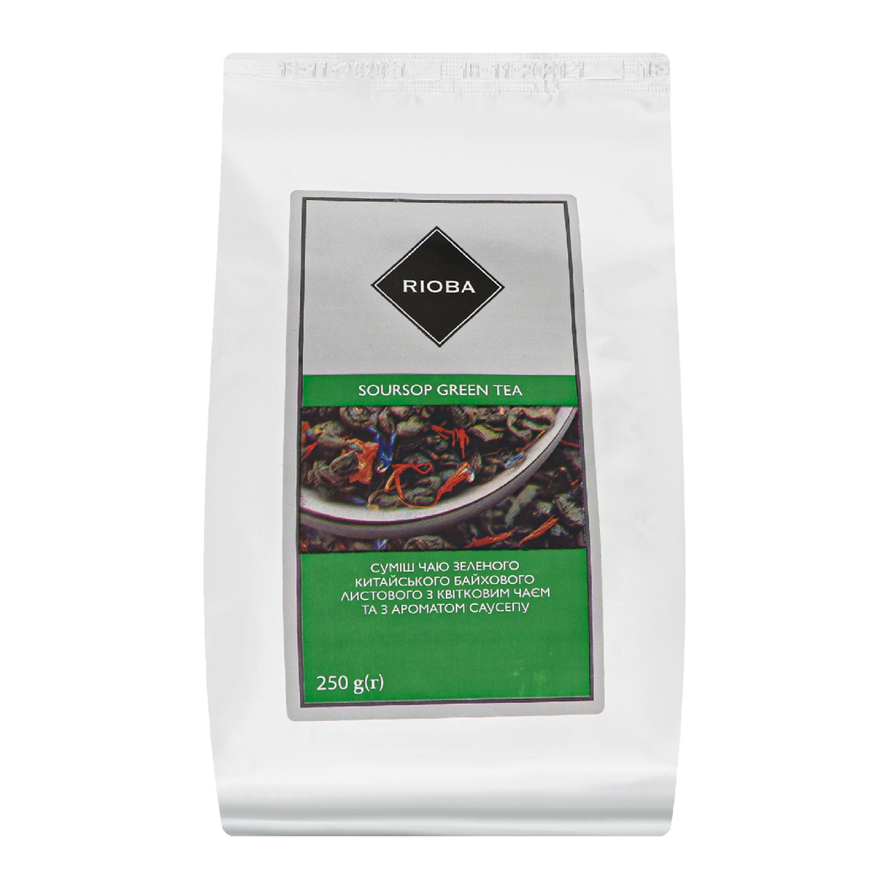 RIOBA Суміш чаю Soursop green tea 250г